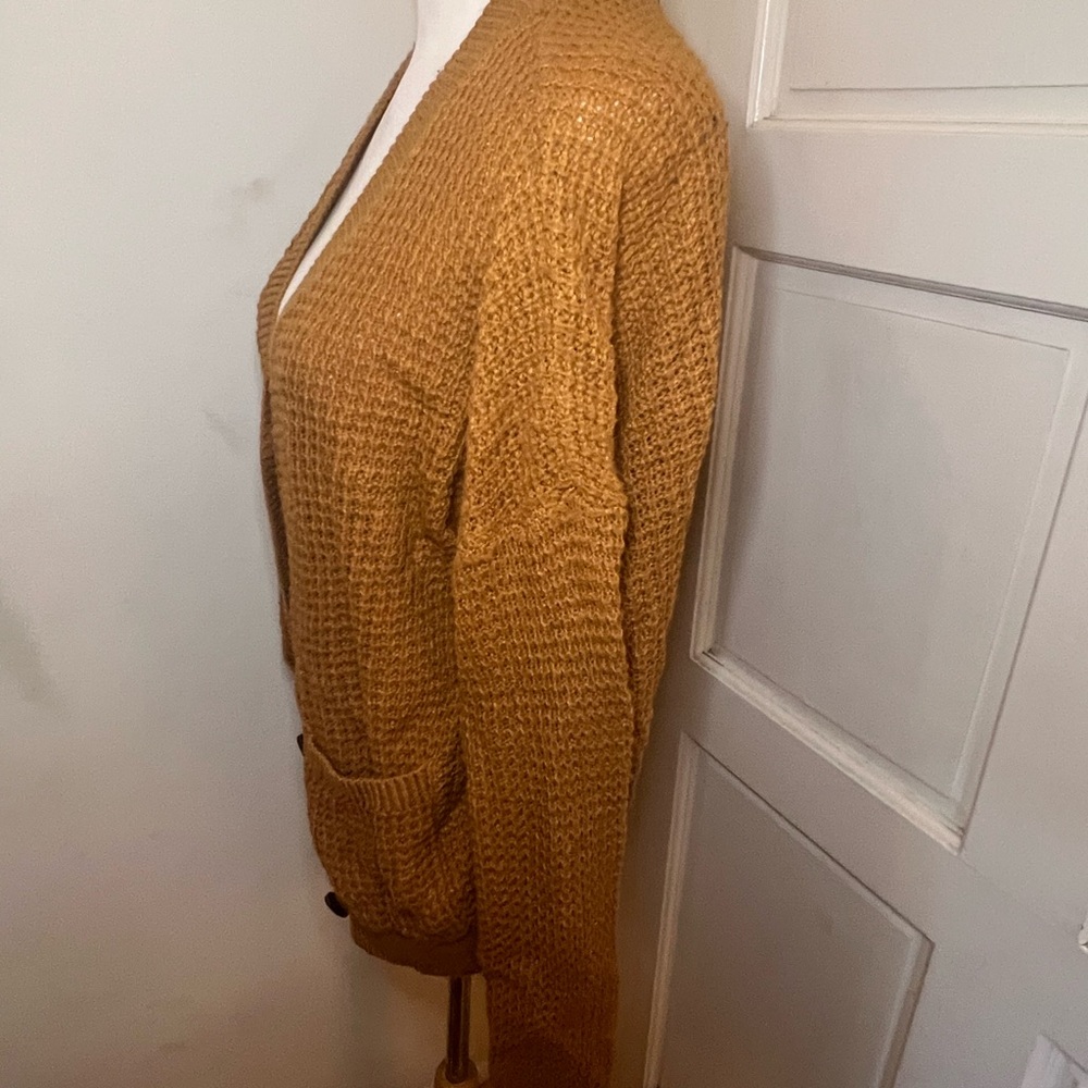 Camel Button Cardigan - Picture 7 of 8